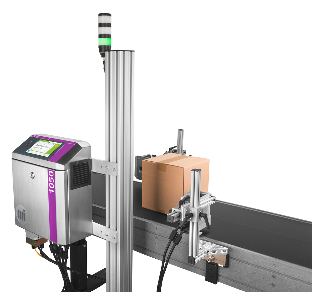 Termiczna drukarka atramentowa dużych znaków Markem-Imaje 1050 widok z boku