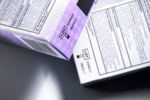 Nadruk na opakowaniu leku drukarką Markem-Imaje