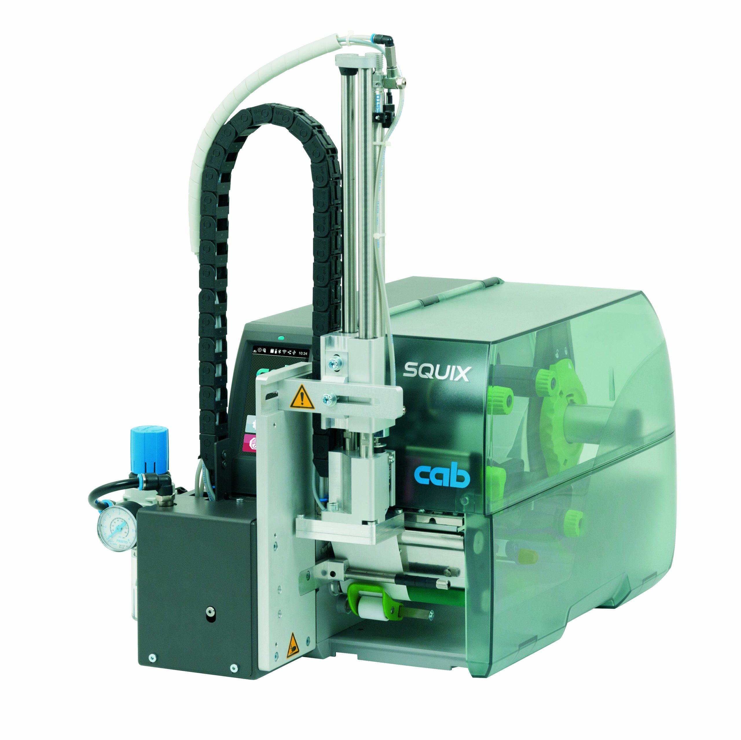 Aplikator etykiet S1000 współpracuje z drukarkami CAB