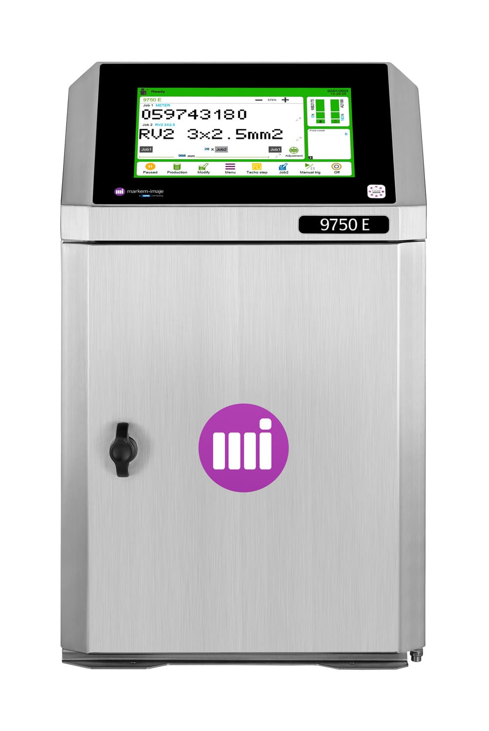 przemysłowa drukarak ink jet do nadruków na przewodach, kablach, rurach