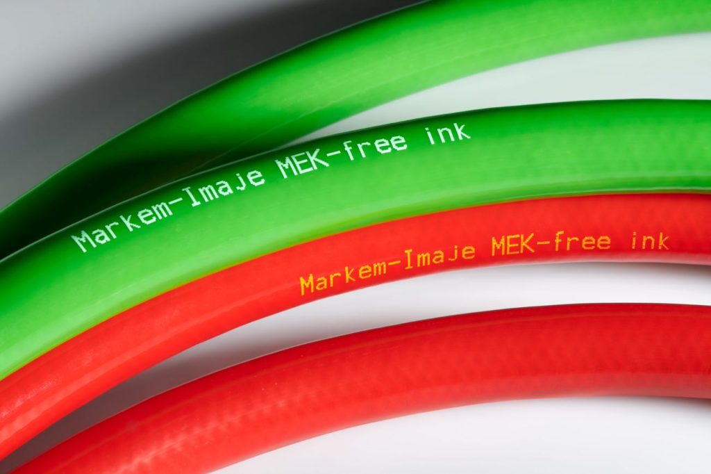 Znakowanie PVC atramentem MEK Free